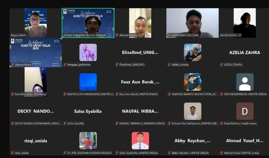 FKMTSI Jawa Timur berhasil menggelar webinar beserta Alumni untuk terus berkolaborasi, berinovasi dan berkontribusi